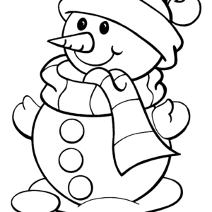 Snowman coloring pages printable for free download