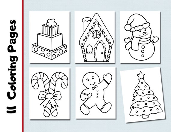 Christmas coloring kids coloring pages christmas coloring pages holiday coloring snowman santa penguin candy canes