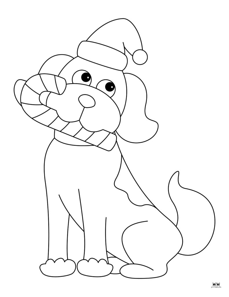 Candy cane coloring pages templates