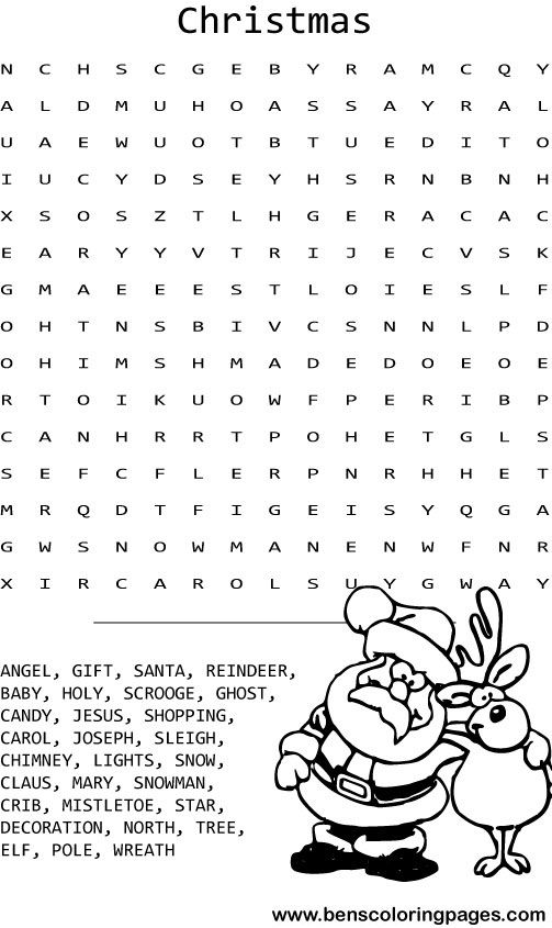 Christmas word search coloring page christmas word search coloring pages christmas words