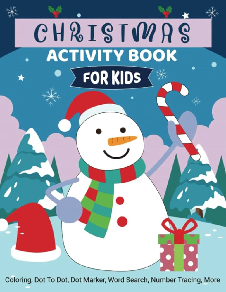 Christmas coloring book for kids holiday coloring pages snowman coloring book winter activity book winter teacher resources activity table work miller andrea books