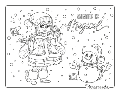 Best snowman coloring pages for kids adults