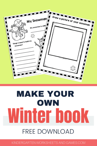 Âï free winter writing prompts worksheets for kindergarten