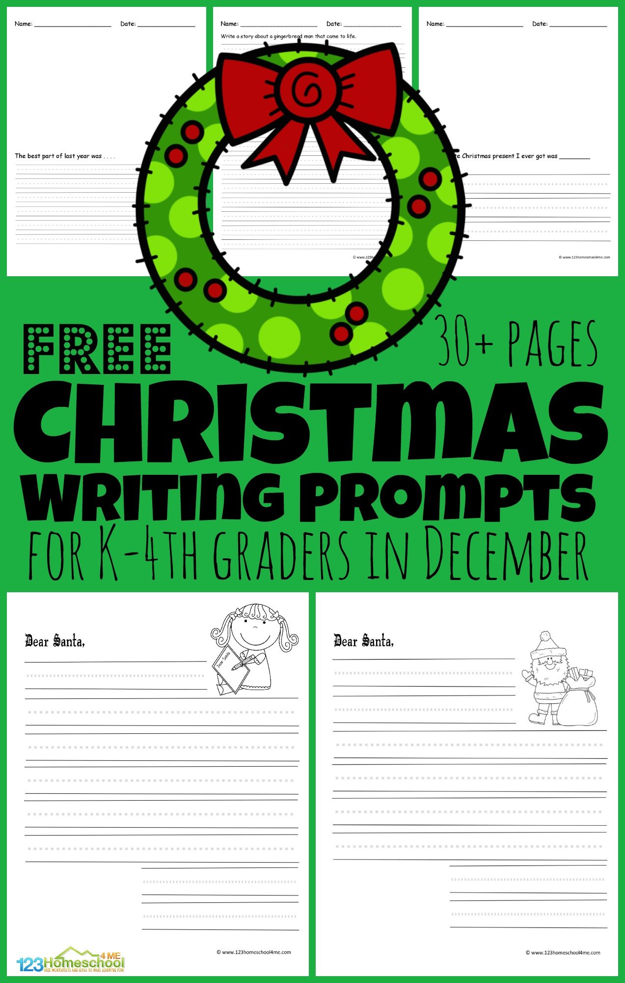 Ð free christmas writing prompts for kids