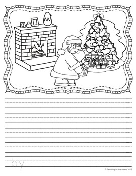 Picture writing prompts for december winter writing activities teaching in blue jeans