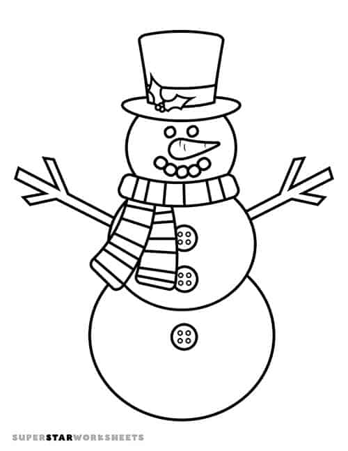 Snowman templates