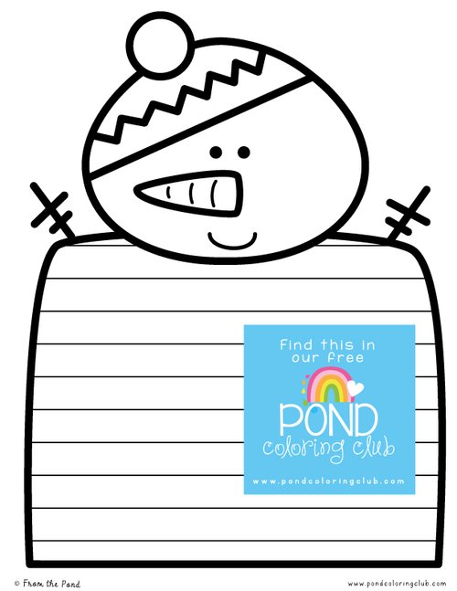 Literacy â pond coloring club