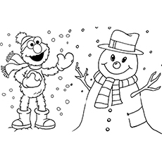 Top free printable snowman coloring pages online