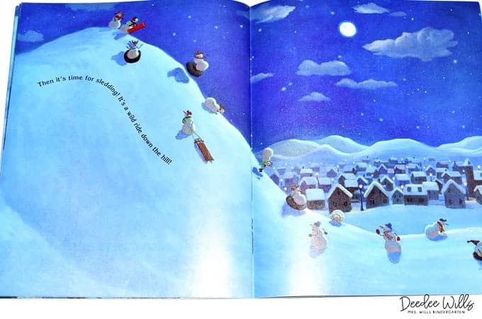 Snowmen at night activities and free file