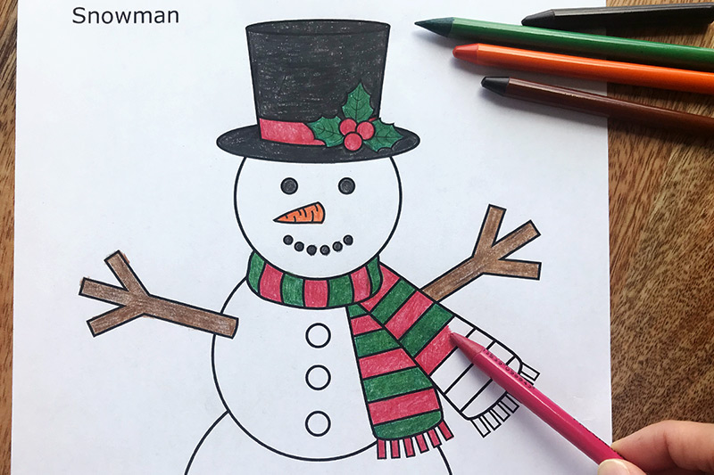 Snowman free printable templates coloring pages