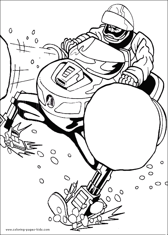 Action man coloring sheet