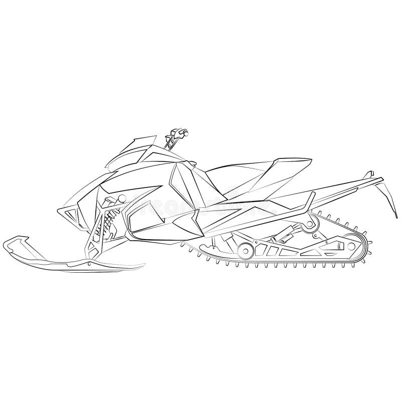 Racer snowmobile stock illustrations â racer snowmobile stock illustrations vectors clipart