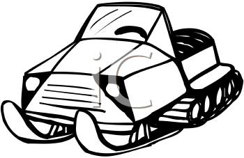 Royalty free skidoo clipart