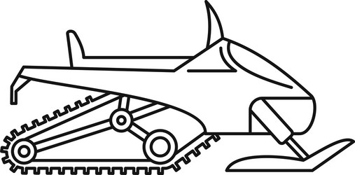 Snowmobile vector images over