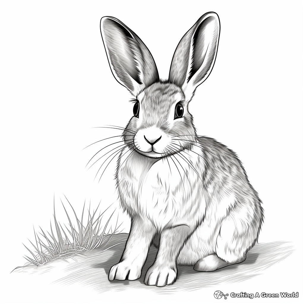 Bunny coloring pages