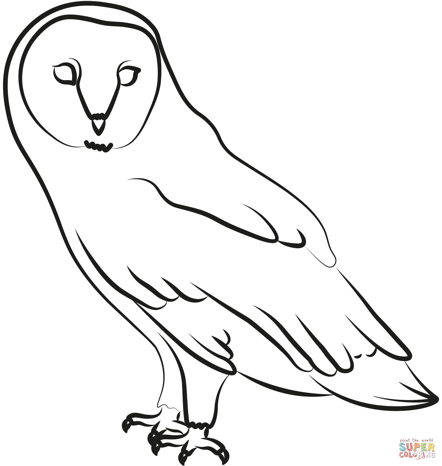 Snowy owl coloring page free printable coloring pages