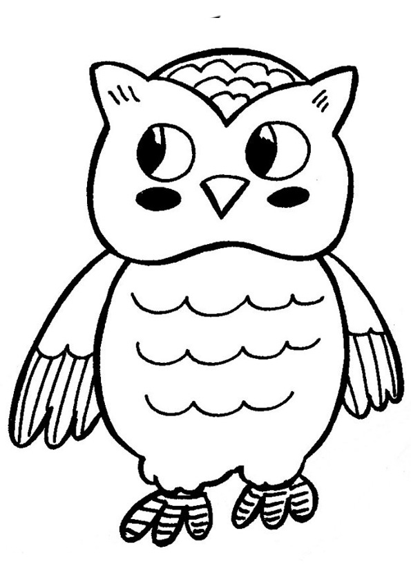 Coloring pages owl coloring pages for kids