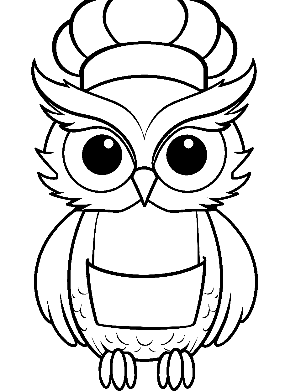 Owl coloring pages free printable sheets