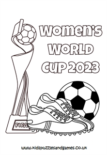 Fifa womens world cup louring sheets