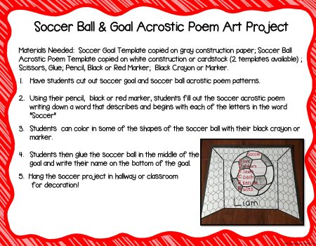 Soccer childrens books with literacy extension activities