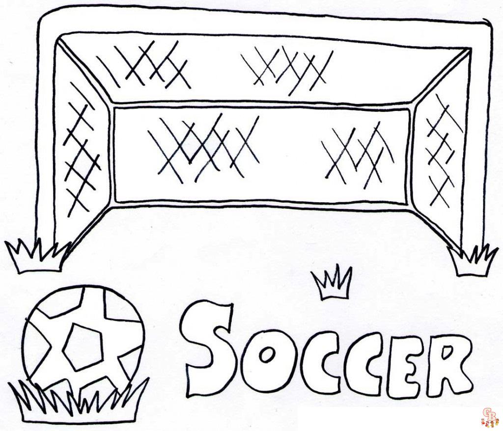 Soccer coloring pages free printable sheets for kids