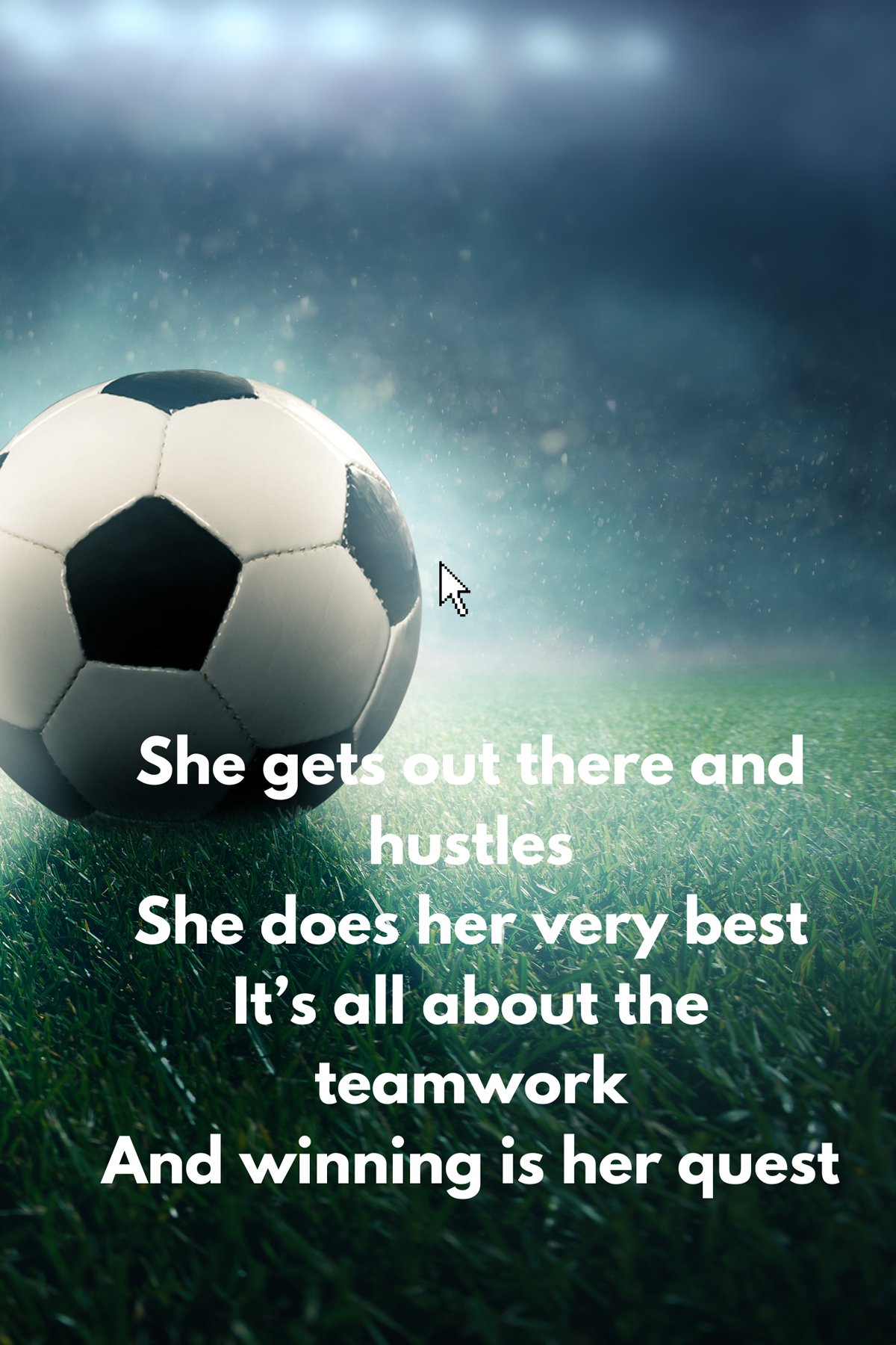 Fun soccer poems to score with