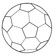 Soccer ball coloring pages