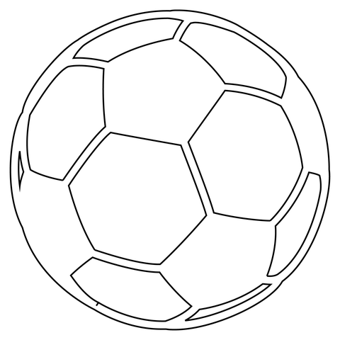 Soccer ball coloring page free printable coloring pages