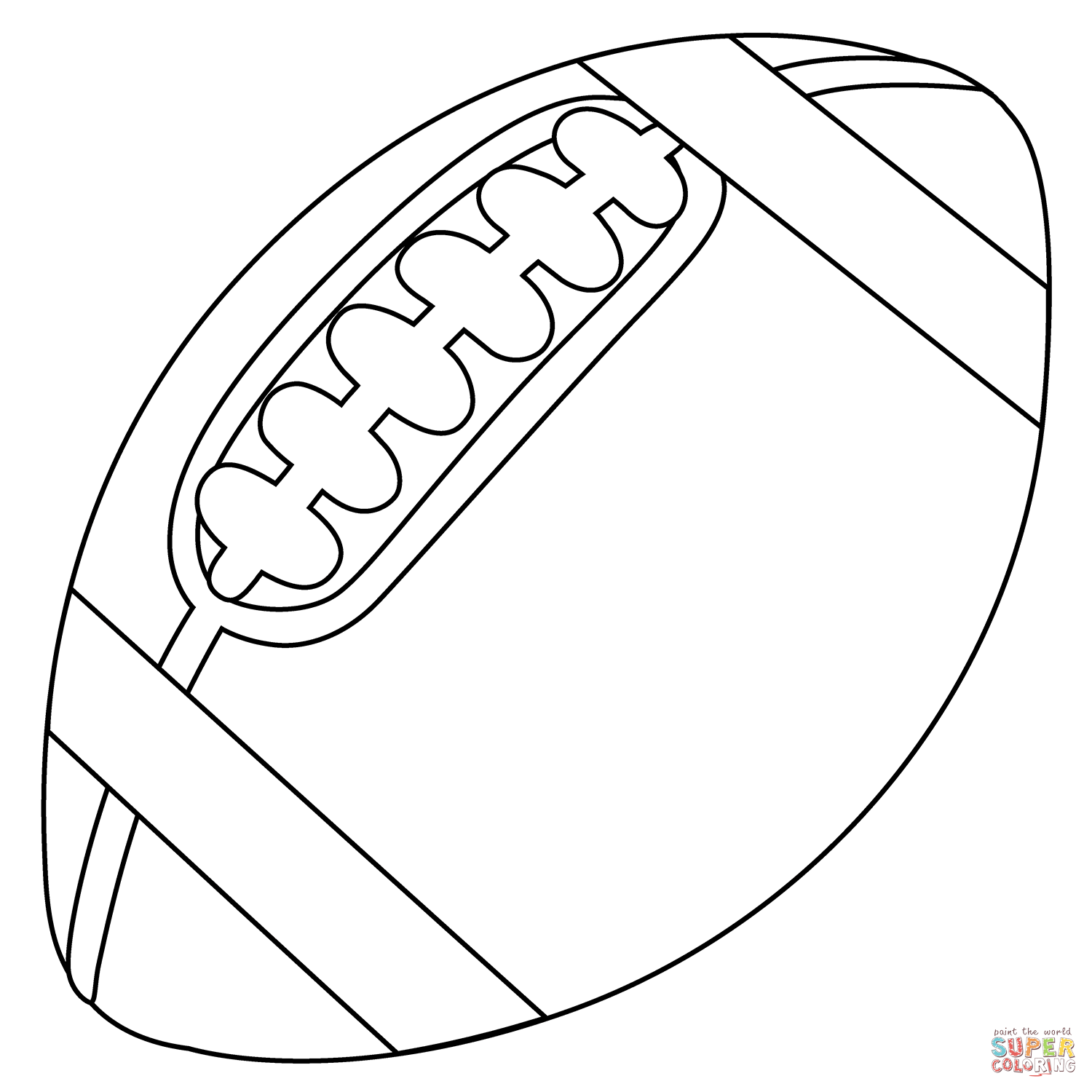 American football emoji coloring page free printable coloring pages