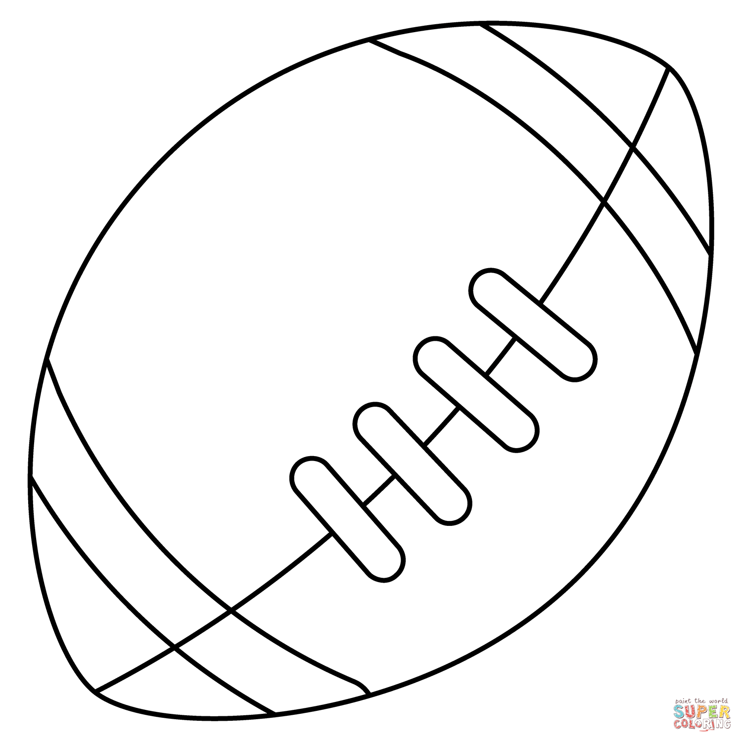 American football emoji coloring page free printable coloring pages