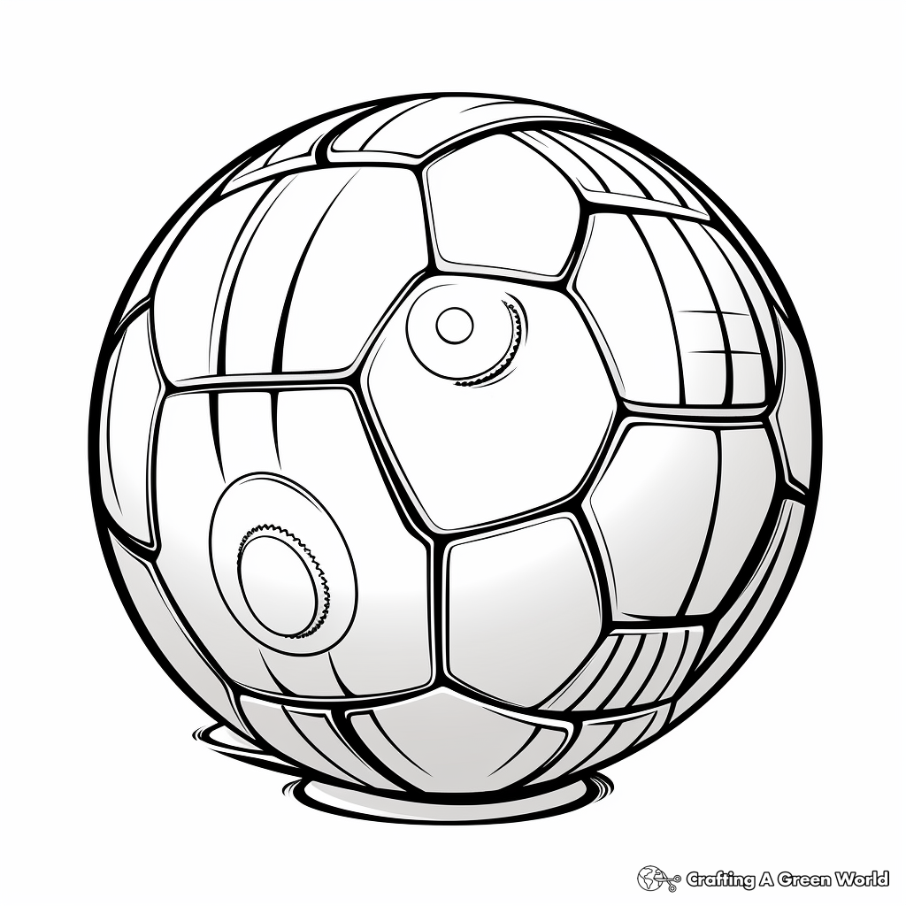 Volleyball coloring pages