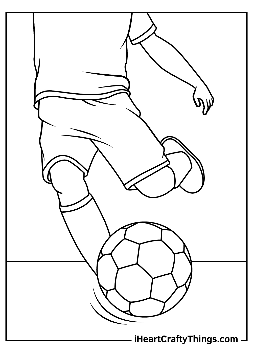 Soccer coloring pages free printables