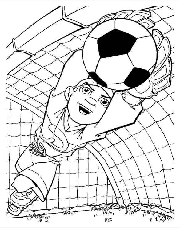 Football coloring pages