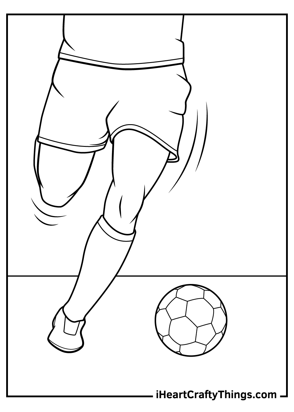 Soccer coloring pages free printables