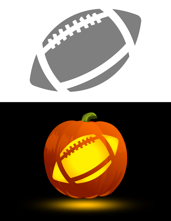 Printable football pumpkin stencil pumpkin stencil printable pumpkin carving stencils pumpkin carving templates