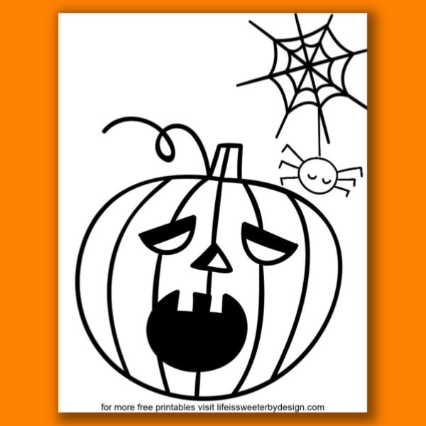 Pumpkin coloring pages