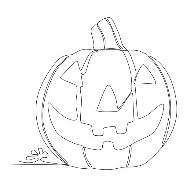 Simple pumpkin carving ideas stock photos pictures royalty