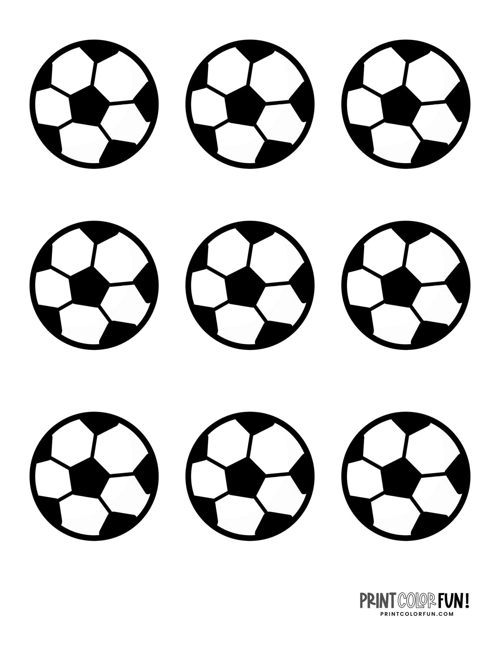 Soccer ball coloring pages clipart at