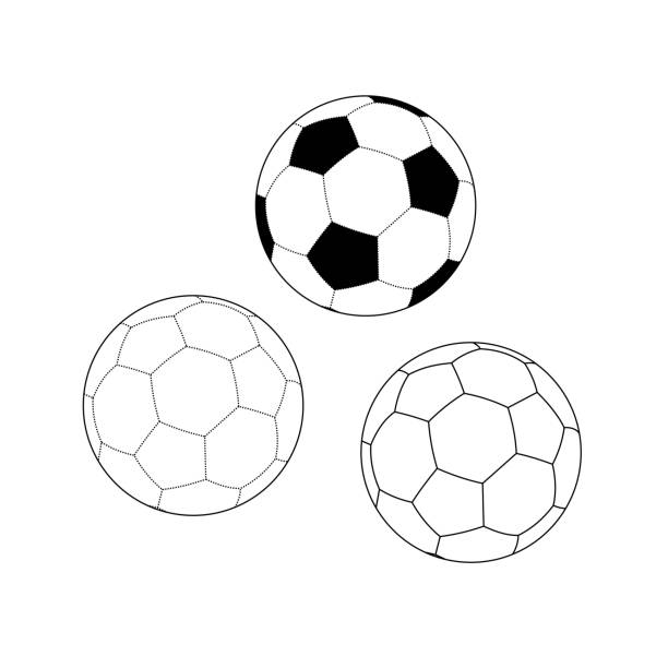 Soccer ball for template stock illustration