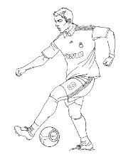 Football coloring pages soccer â