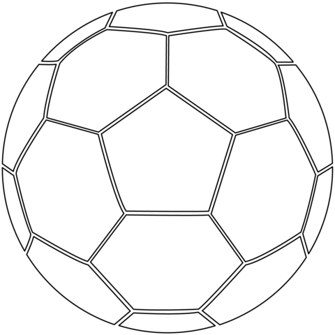 Soccer ball coloring page free printable coloring pages