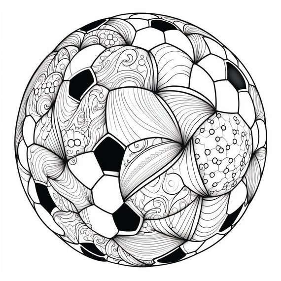 Ball coloring page download now