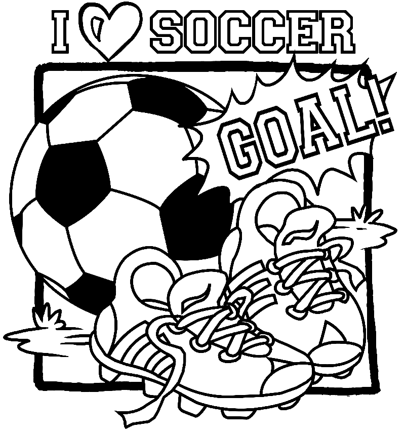Soccer coloring pages printable for free download