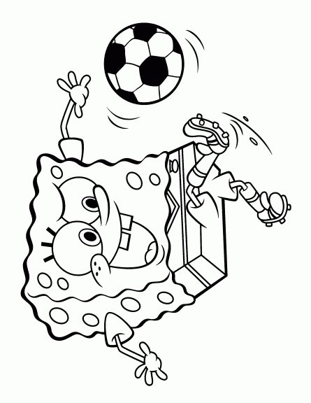 Soccer coloring pages to download