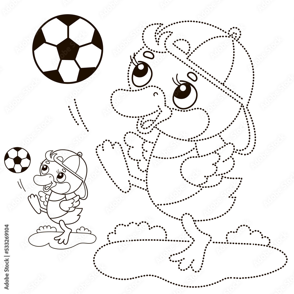 FREE Printable Sports Coloring Pages for Preschoolers