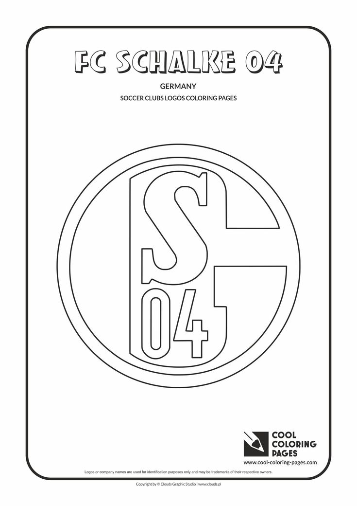 Soccer club logos coloring pages