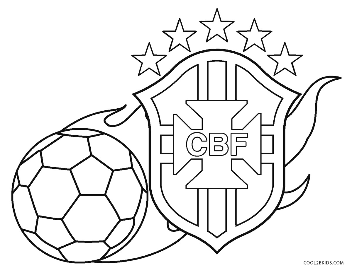 Free printable soccer coloring pages for kids