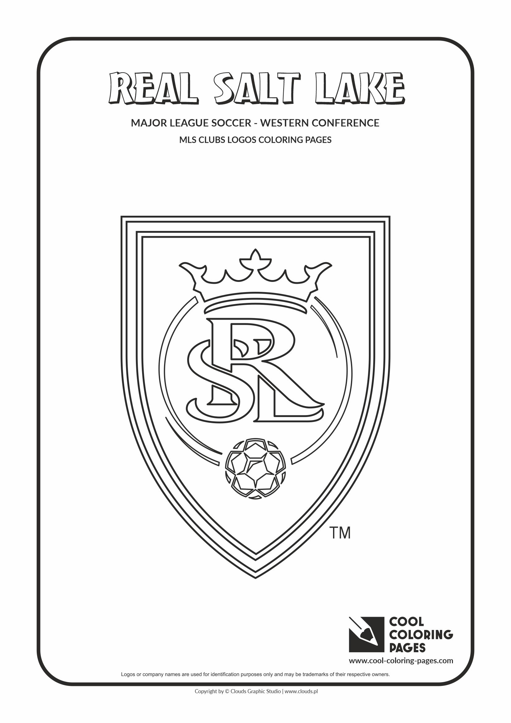 Cool coloring pages mls soccer clubs logos coloring pages