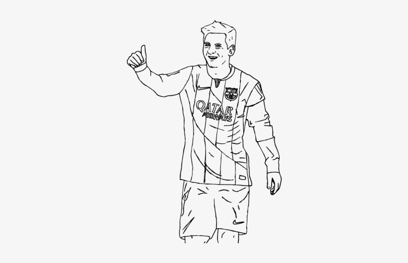 Messi coloring pages messi bara coloring page coloringcrew