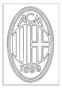 Printable soccer clubs logos coloring pages